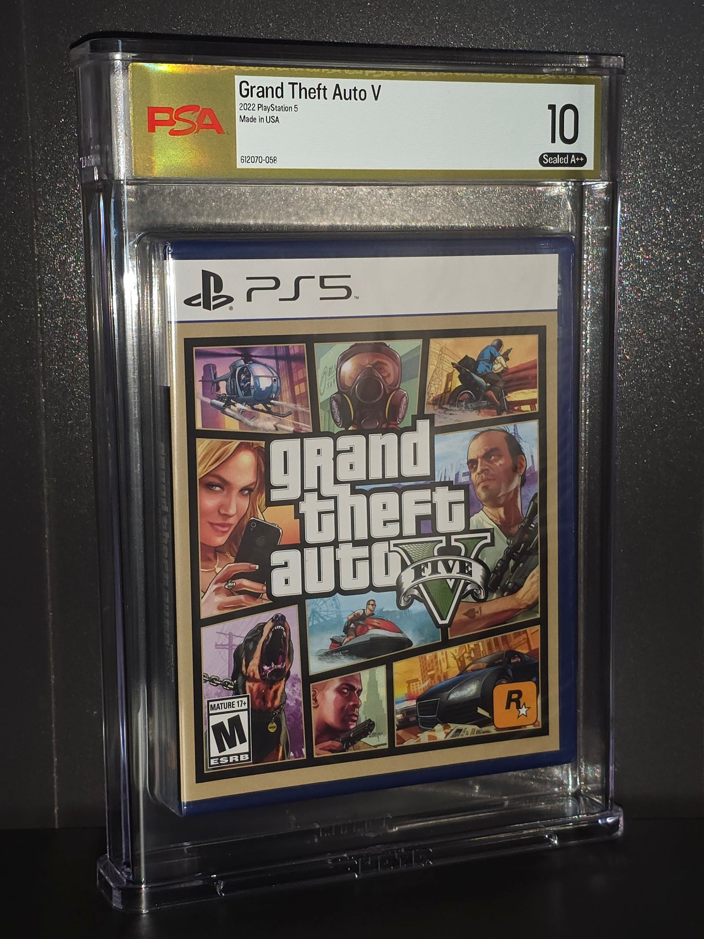Grand Theft Auto V GTA Five PS5 Sealed Graded PSA 10 Gem Mint