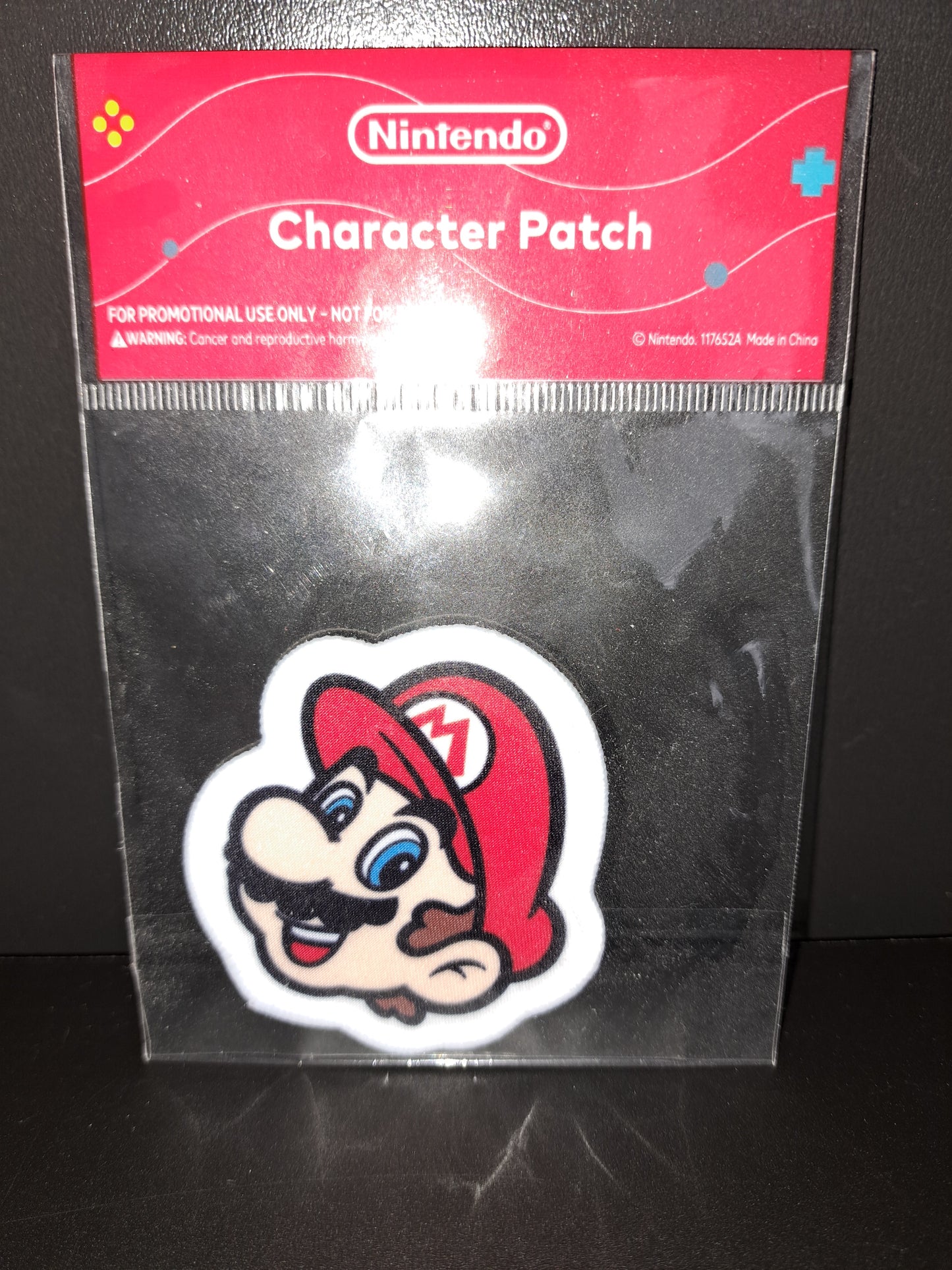 NINTENDO SUPER MARIO BROS. Character Iron On Patch Promotional