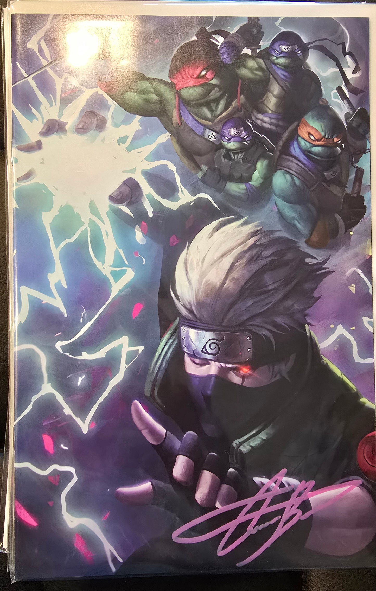 Teenage Mutant Ninja Turtles Naruto #1 Aaron Bartling Exclusive Limited Print