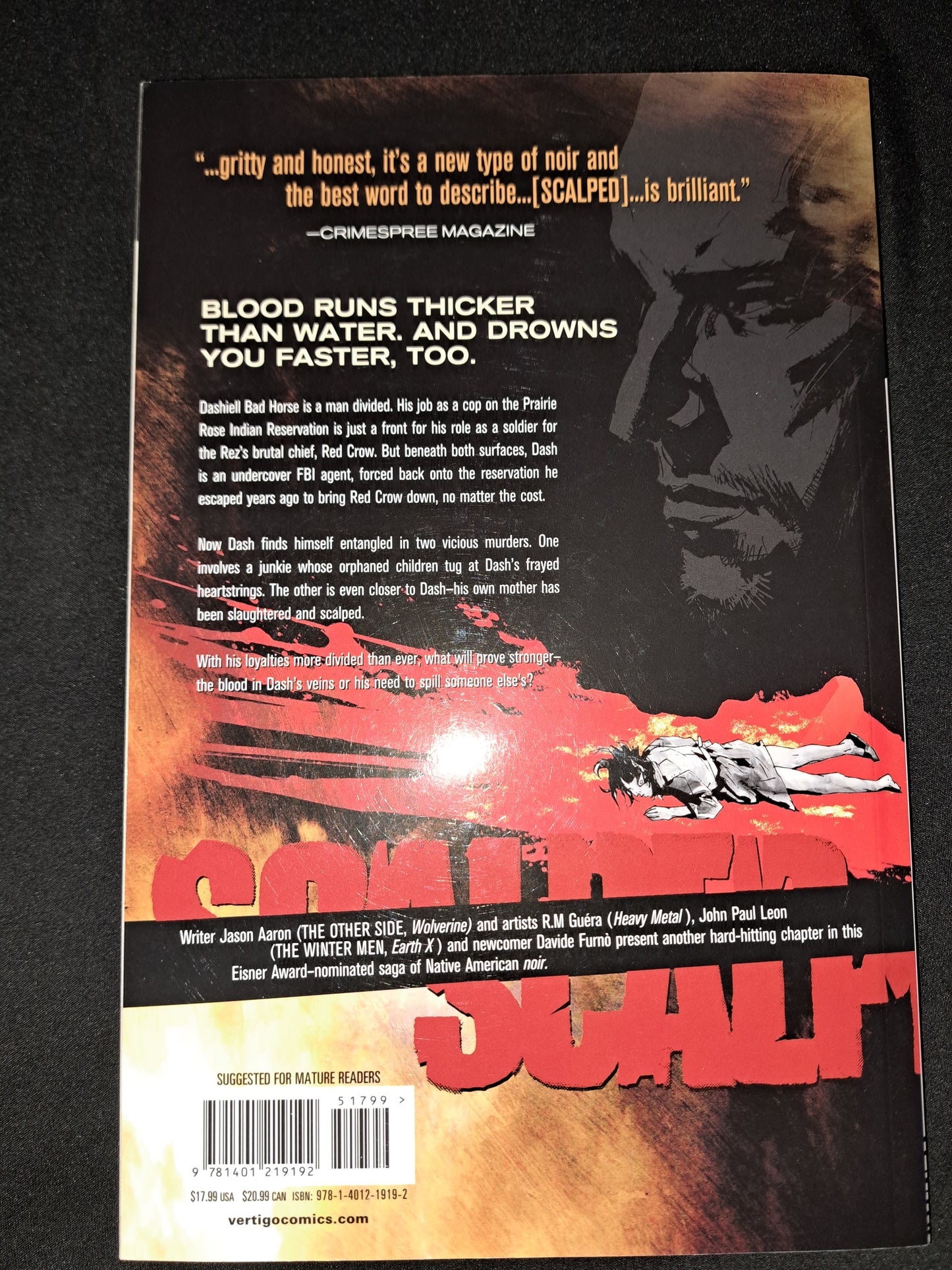 SCALPED Vol. 3 DEAD MOTHERS DC VERTIGO 2008 Jason Aaron
