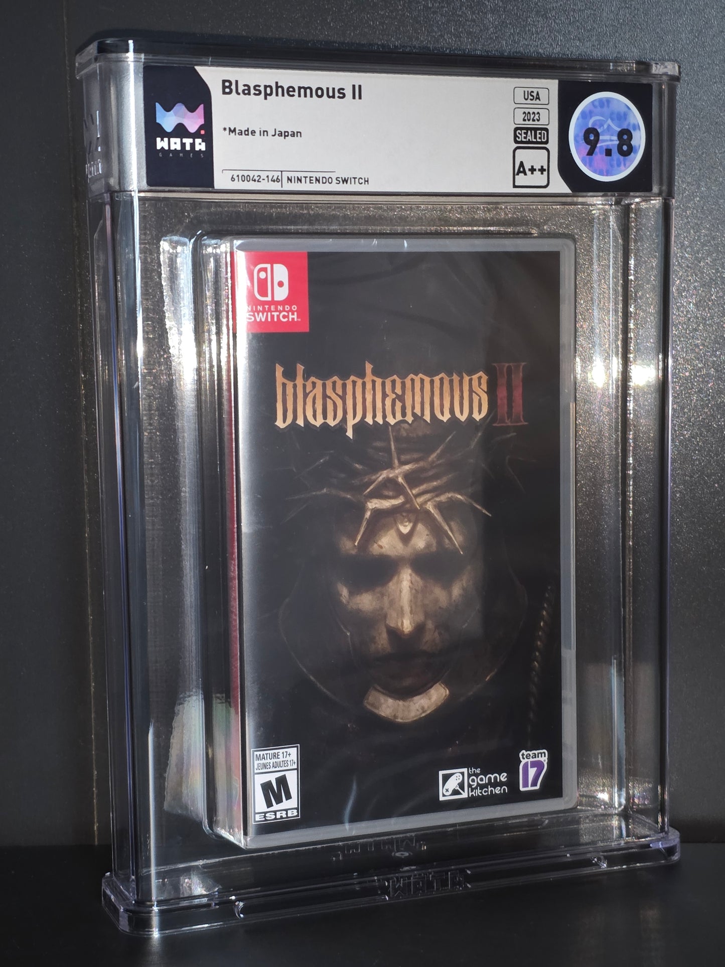 BLASPHEMOUS II Wata 9.8 A++ Team 17 - Nintendo Switch 2023
