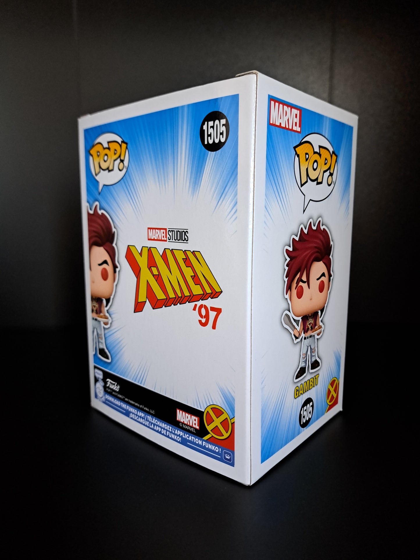 SDCC 2025 Exclusive Funko Pop X-Men '97 Limited Edition Gambit #1505 W/Soft Prot