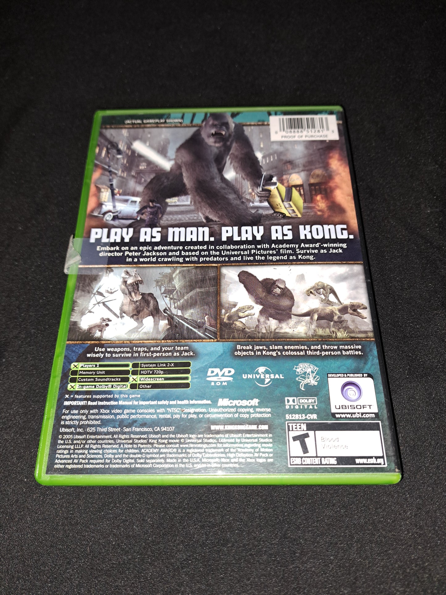 Peter Jackson's King Kong The Official Game of the Movie Xbox Complete
