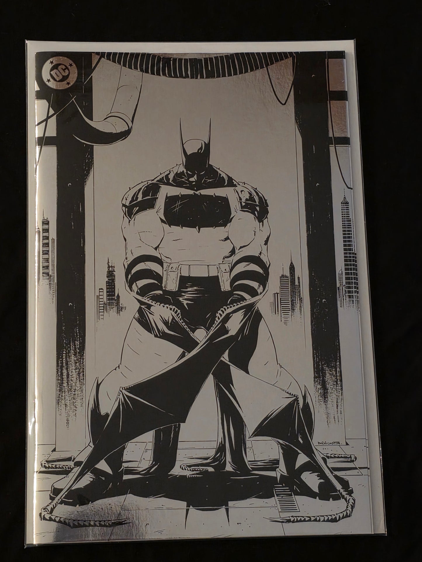 Absolute Batman #1 Noir Edition Nick Dragotta Virgin Foil Cardstock Variant 1st Print