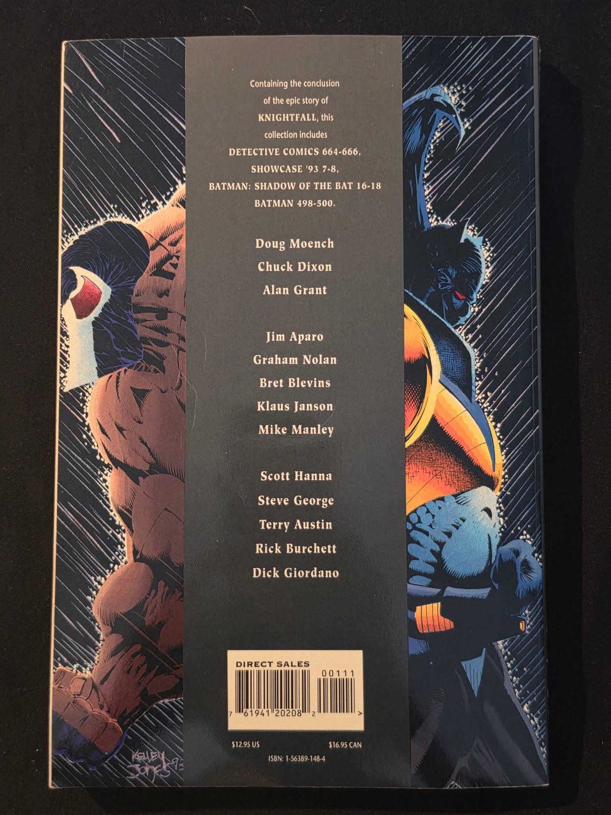 1993 BATMAN KNIGHTFALL Part Two Who Rules the Night SC 1st DC Comics