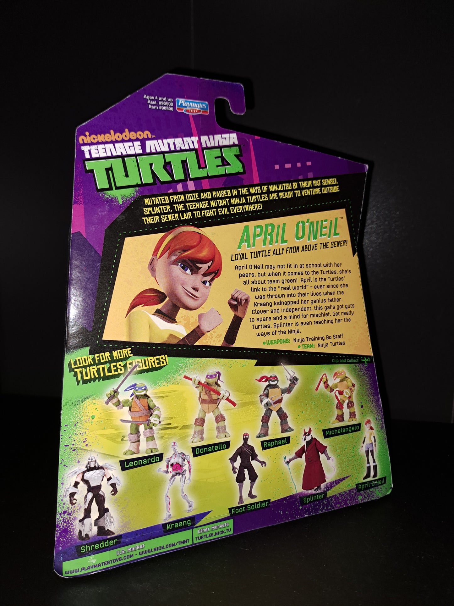 2012 Playmates Nickelodeon TMNT Mutant Turtles APRIL O'NEIL