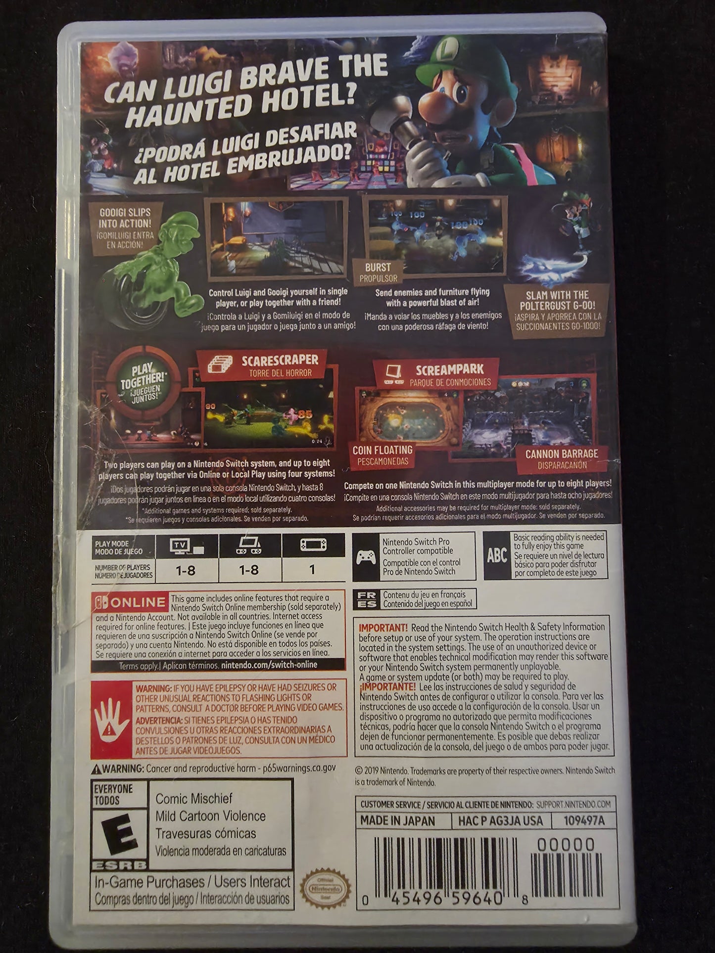 Luigi's Mansion 3 Standard Edition - Nintendo Switch