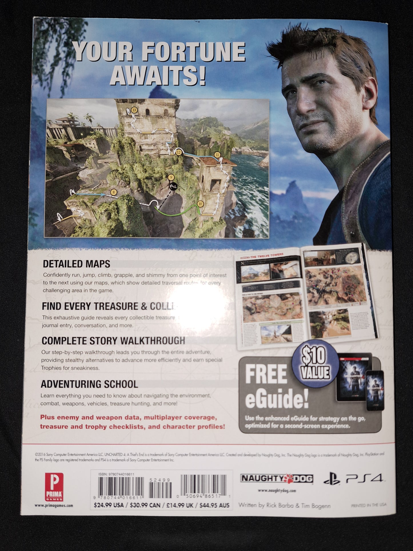 Uncharted 4 A Thief's End PS4 Official Guide