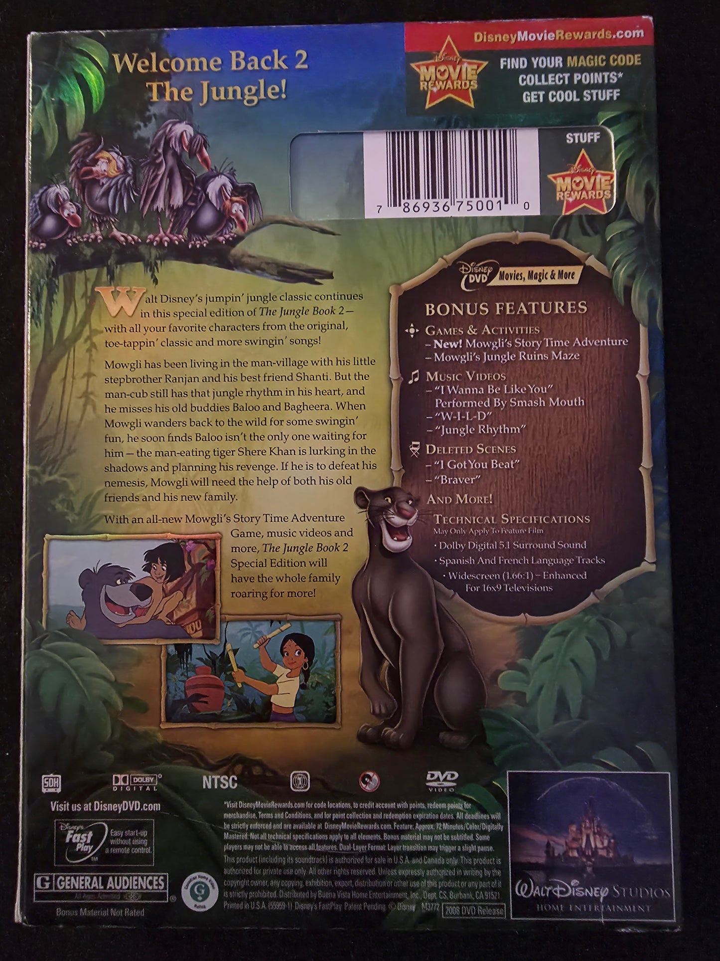 The Jungle Book 2 (DVD Special Edition, 2003) Disney