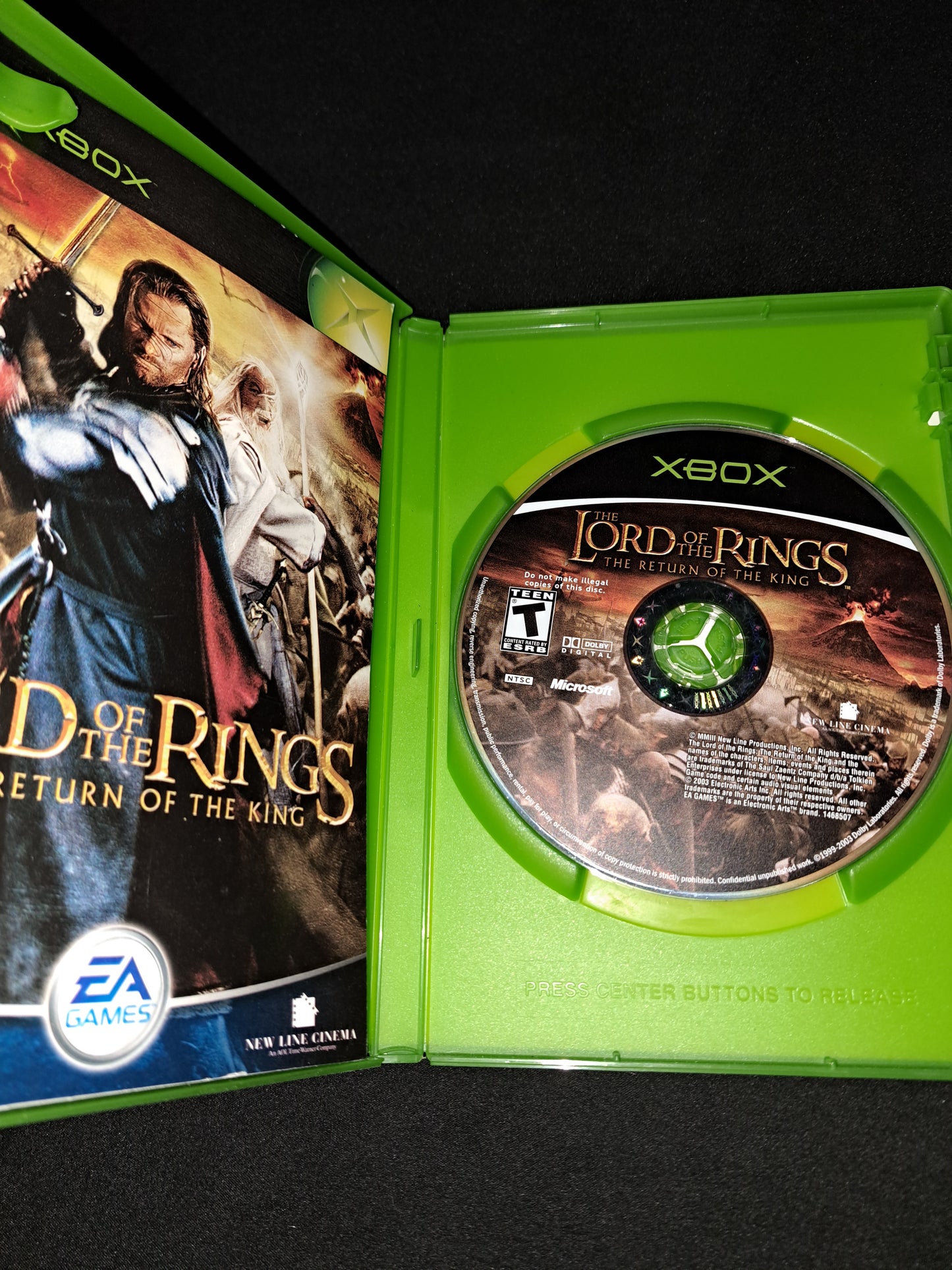 Microsoft Xbox CIB Complete The Lord of The Rings return of The King
