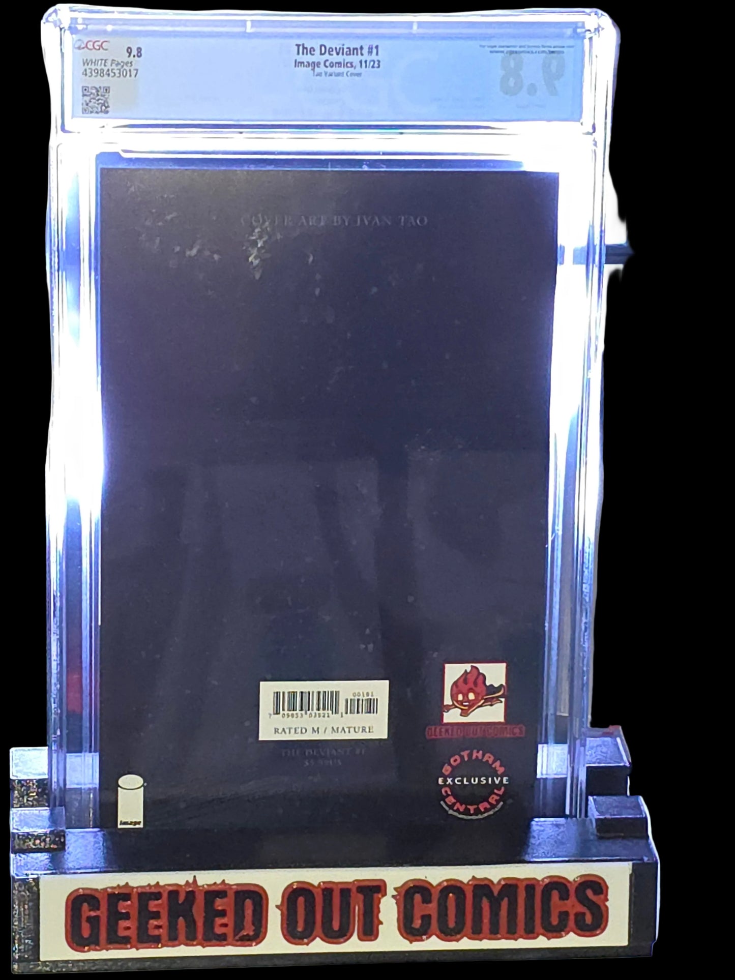 The Deviant #1 CGC 9.8 Ivan Tao Exclusive Virgin Variant LTD 500 Image 2023