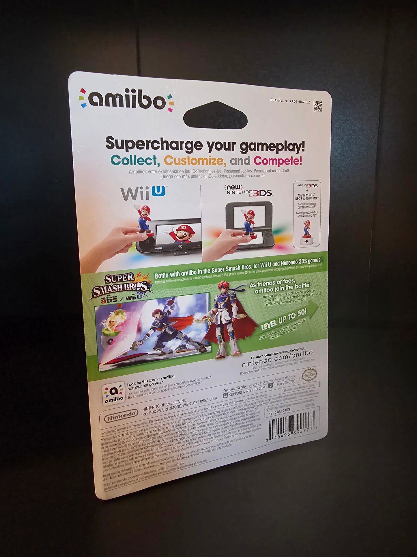 Nintendo Amiibo Super Smash Bros. Roy Fire Emblem Sealed