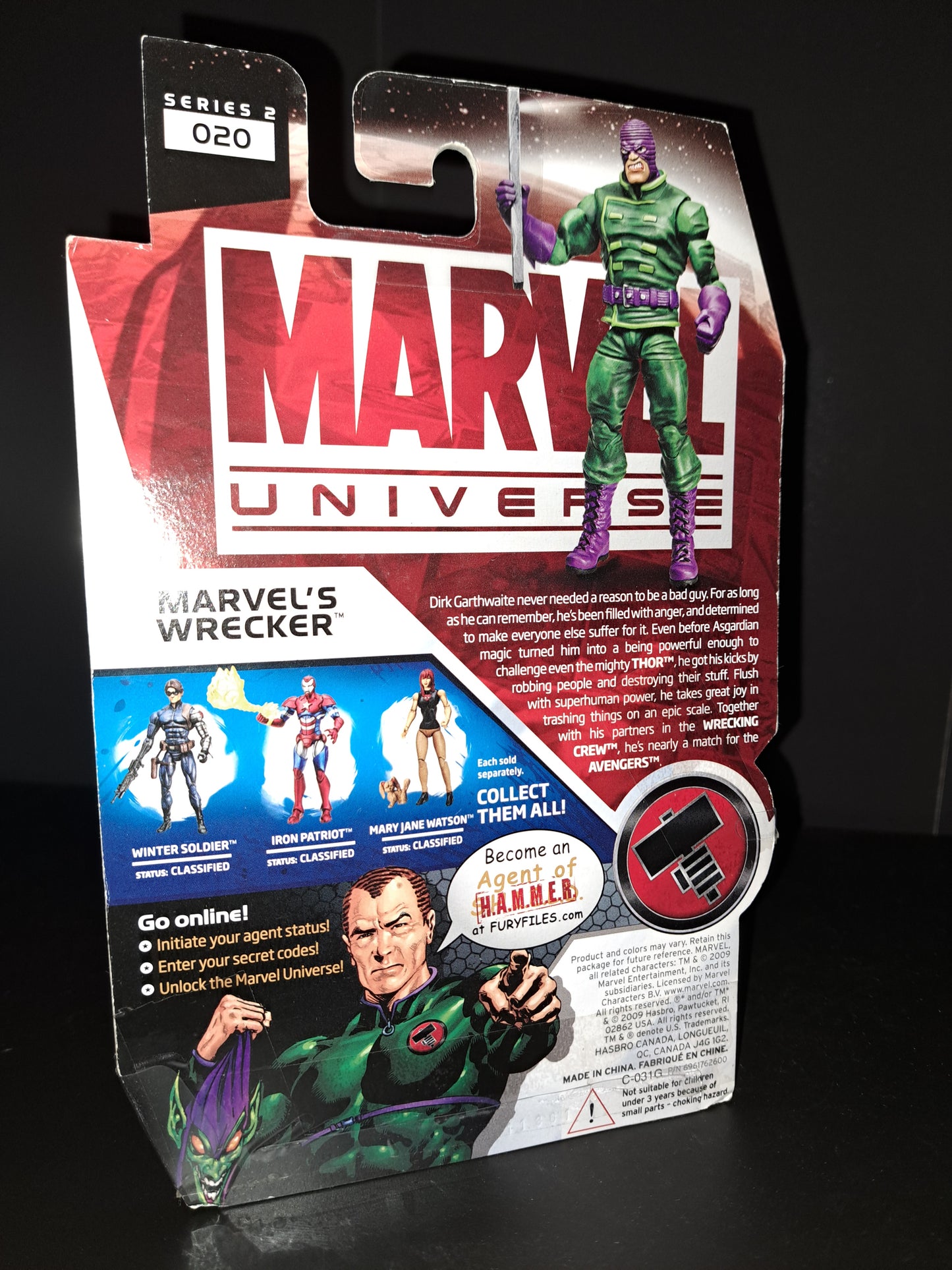 Marvel Universe Marvel’s Wrecker 3.75” Action Figure Series 2 #020 Hasbro NIP