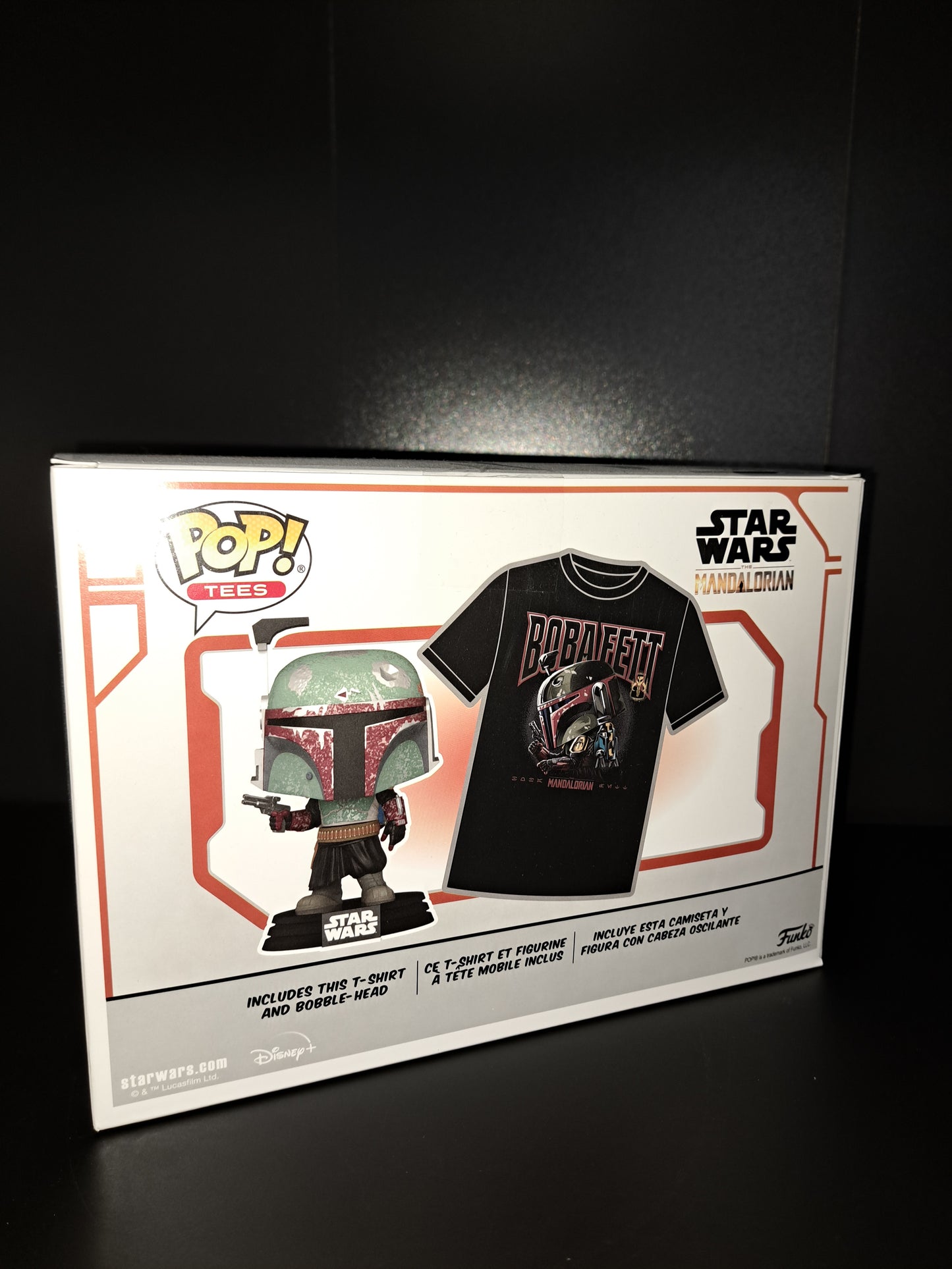 Funko Pop Tees Star Wars The Mandalorian Boba Fett Size XL Tee Shirt t-shirt