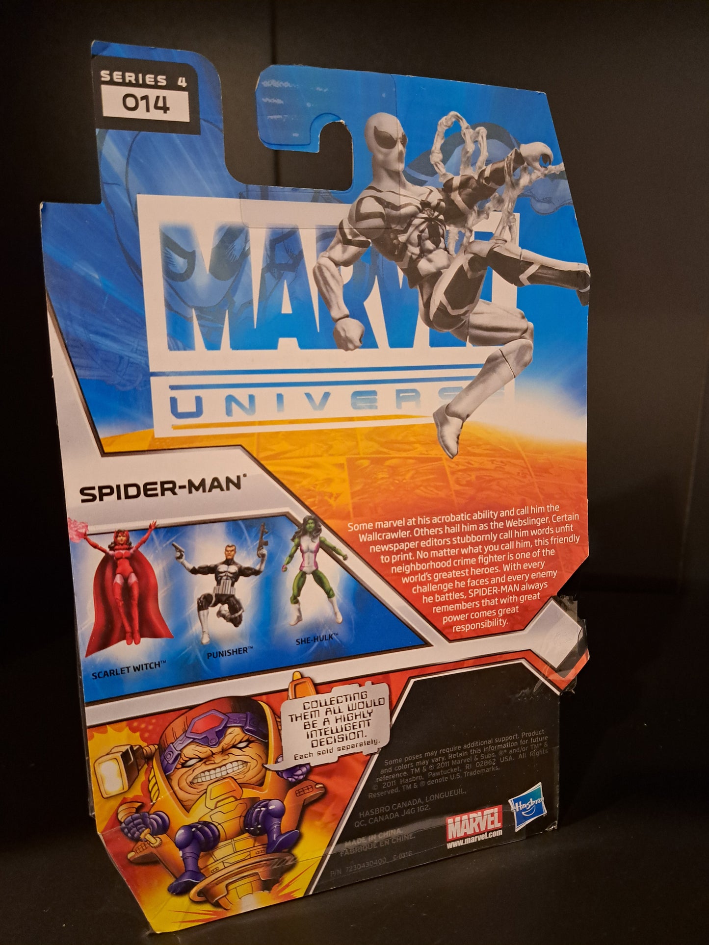 2011 Marvel Universe 3.75" Spider-Man Series 4 #014 Rare