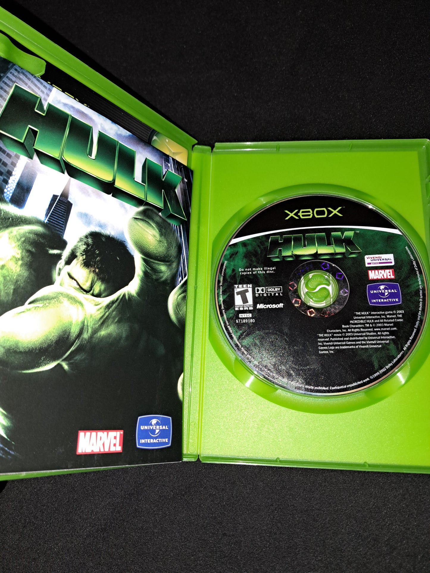 Hulk (Microsoft Xbox, 2003) CIB