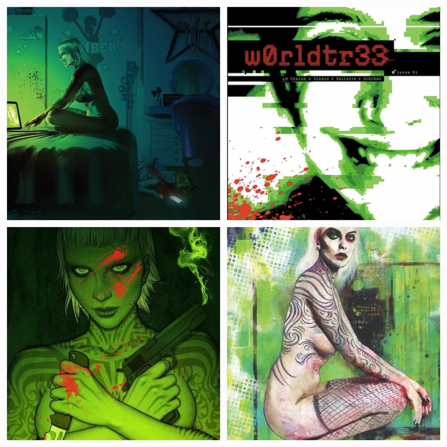 Worldtr33 #1 Cover A, B and Ratios