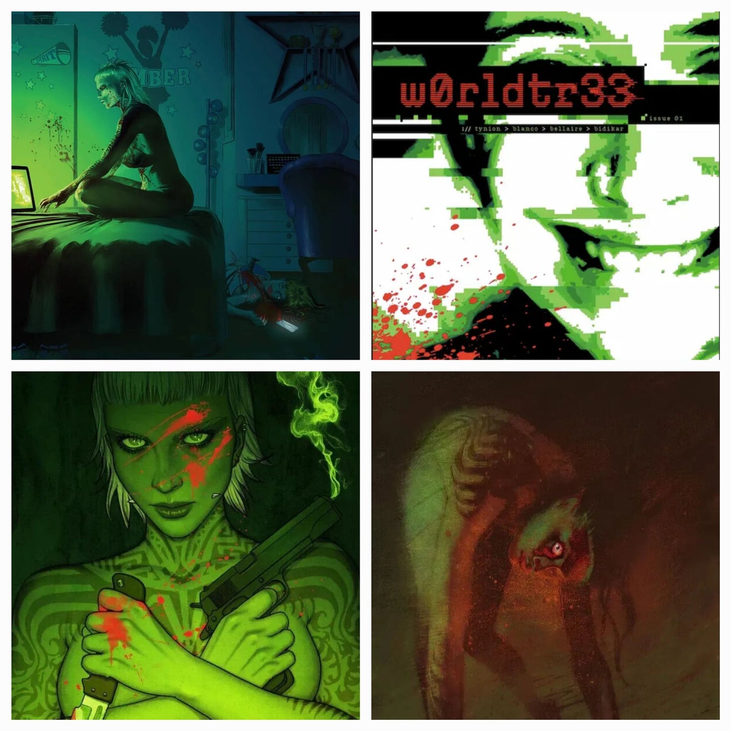Worldtr33 #1 Cover A, B and Ratios