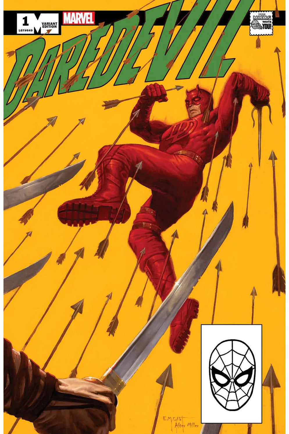 DAREDEVIL #1 | (CA) E.M. GIST | TRADE DRESS EXCLUSIVE