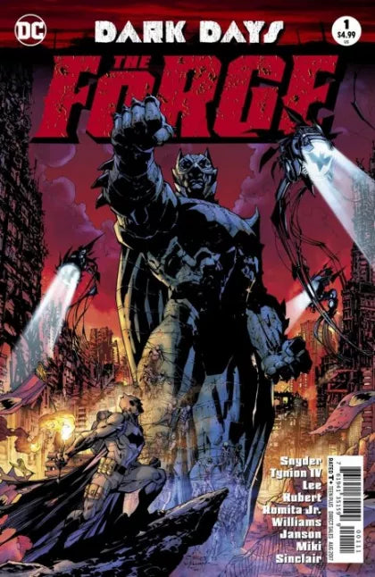Dark Days: The Forge #1A Regular Jim Lee & Scott Williams Metal Foil Cover