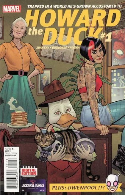 Howard the Duck, Vol. 5 #1A Joe Quinones Regular Cover