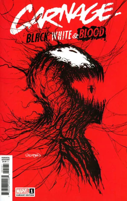 Carnage: Black, White & Blood #1F Patrick Gleason Web-head Red Trade Dress Variant