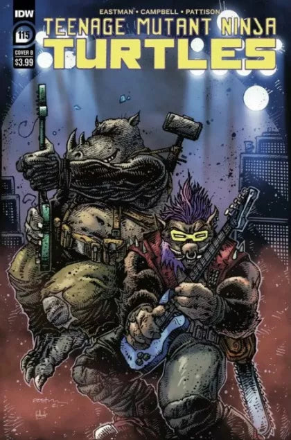 Teenage Mutant Ninja Turtles, Vol. 5 #115B Variant Kevin Eastman Cover
