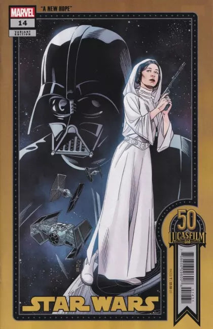 Star Wars, Vol. 3 (Marvel) #14C Chris Sprouse, Karl Story & Neeraj Menon Lucasfilm 50th Anniversary "A New Hope" Variant Edition Cover