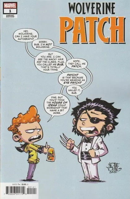 Wolverine: Patch #1D Skottie Young Cover