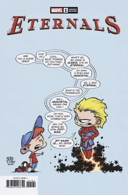 Eternals, Vol. 5 #1F Skottie Young Baby Variant
