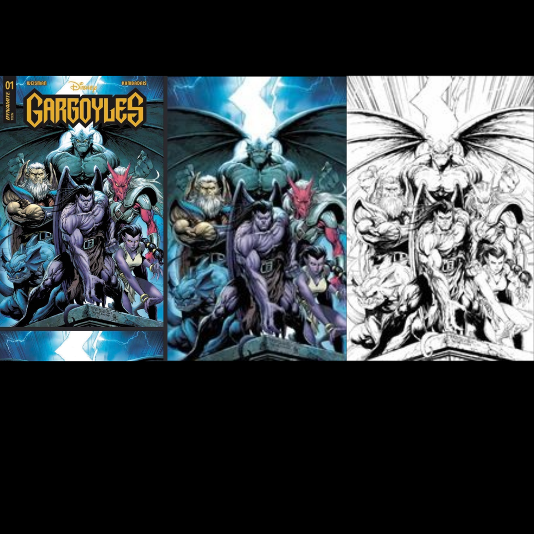 Gargoyles #1 Tyler Kirkham Cover