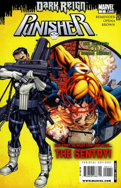 The Punisher, Vol. 8 #1A Mike Mckone Target Sentry Cover