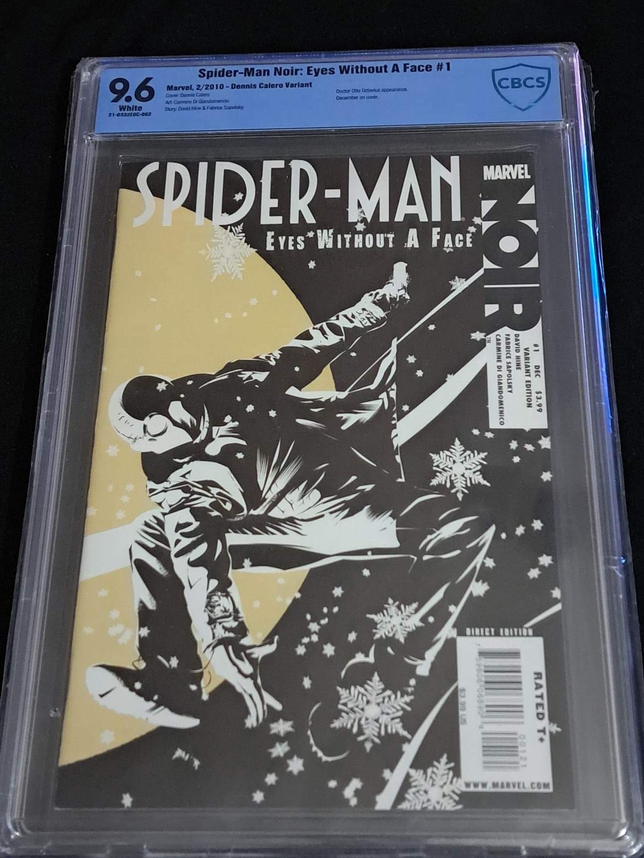 Spider-Man Noir Eyes Without Face 1 CGC 9.6