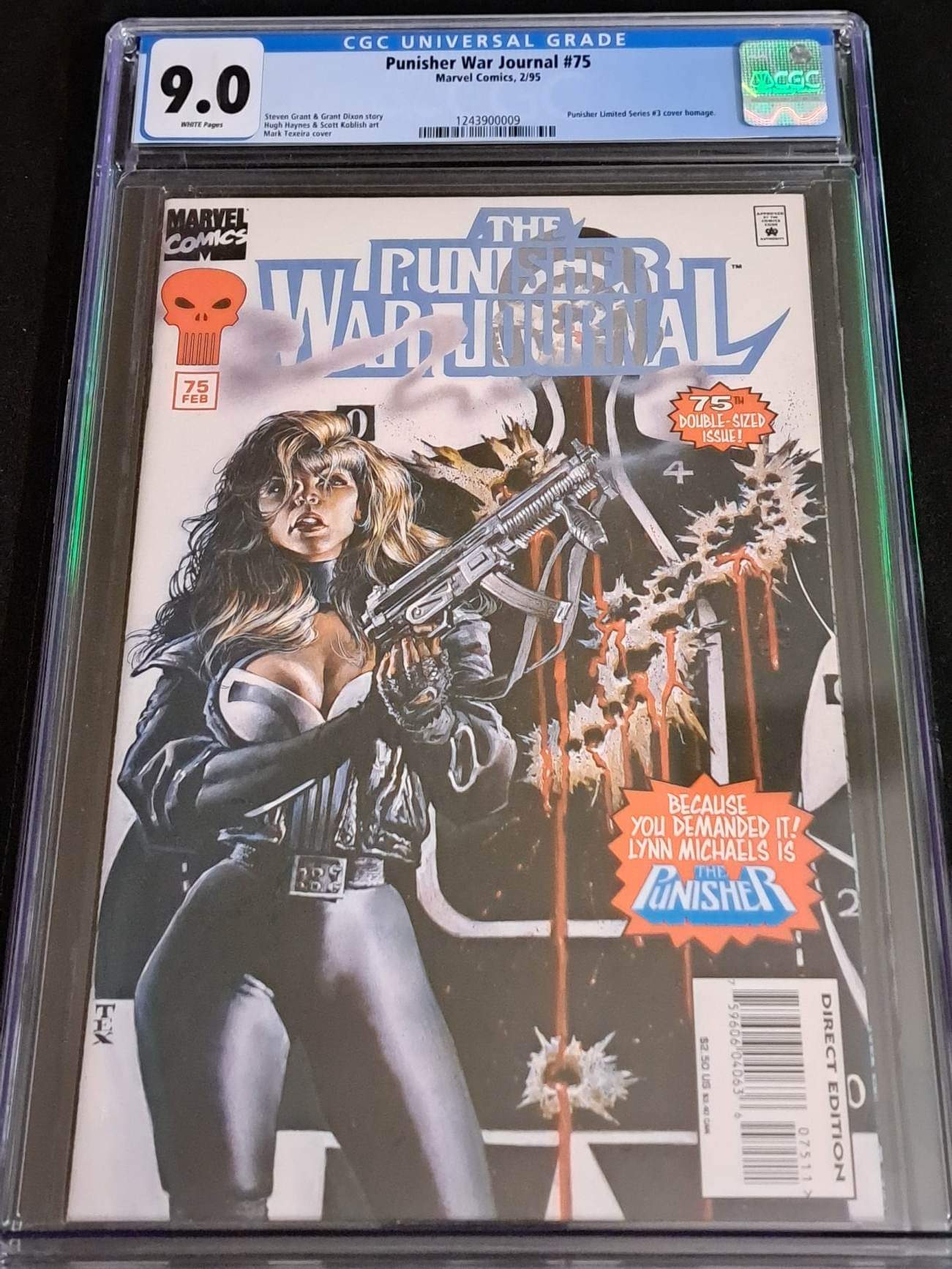 Punisher War Journal 75 CGC 9.0
