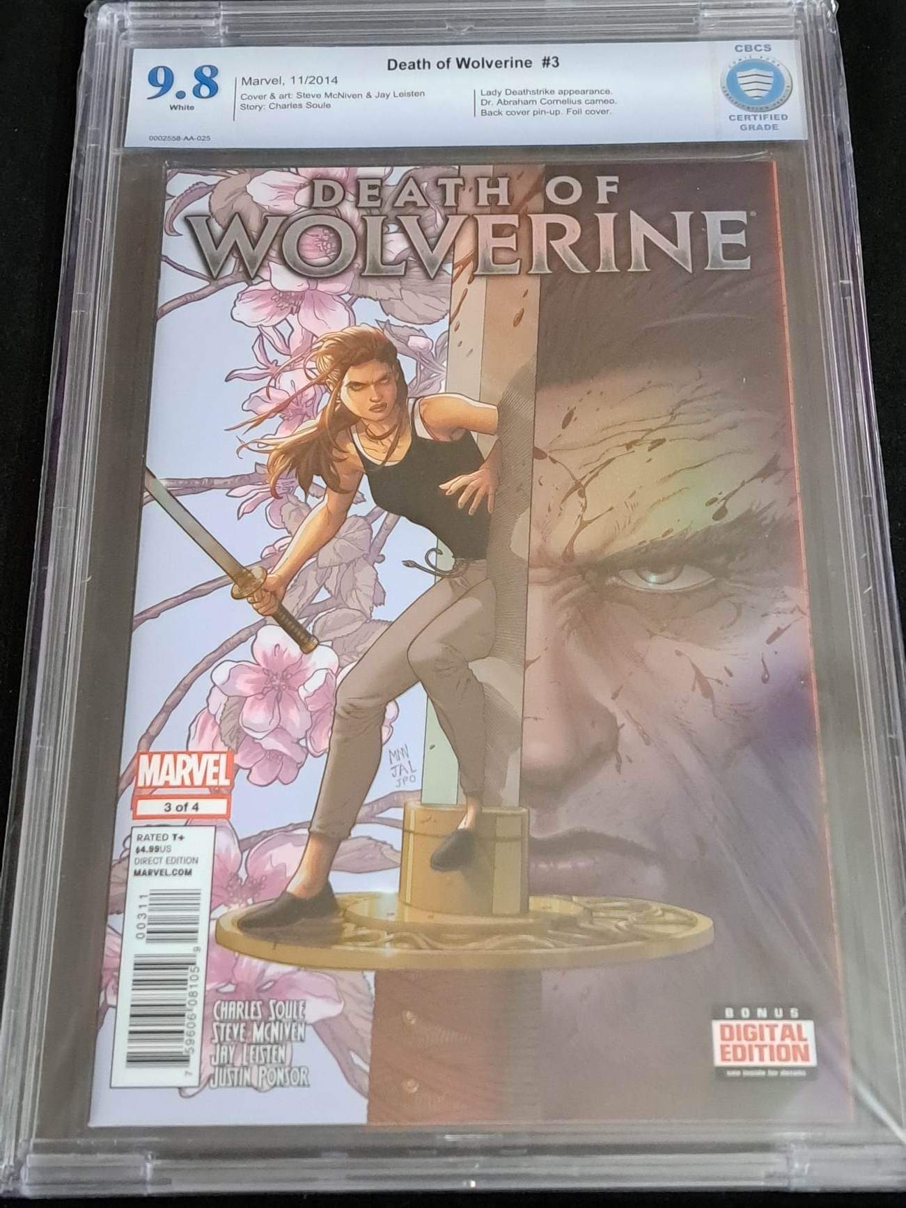Death Of Wolverine 3 CBCS 9.8