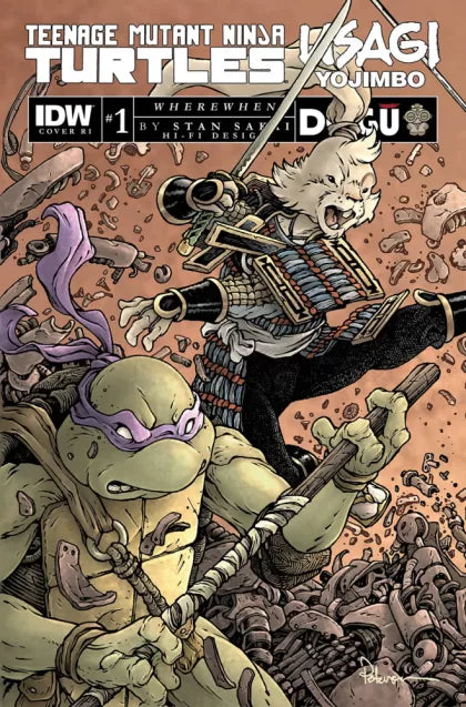 Teenage Mutant Ninja Turtles / Usagi Yojimbo: WhereWhen #1  1:50 Ratio