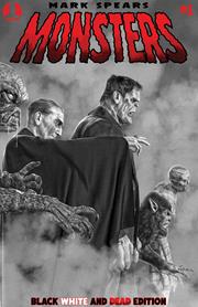 MARK SPEARS MONSTERS #1 7TH PTG BLACK WHITE & DEAD EDITION