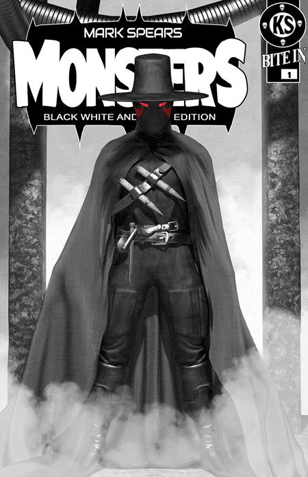 MARK SPEARS MONSTERS #1 7TH PTG BLACK WHITE & DEAD EDITION