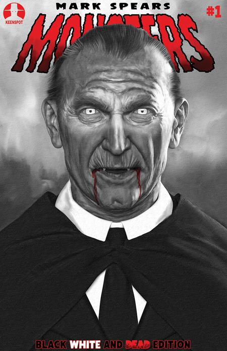 MARK SPEARS MONSTERS #1 7TH PTG BLACK WHITE & DEAD EDITION