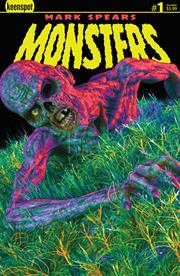 MARK SPEARS MONSTERS #1 Sixth Printing  Mark Spears Zombie Metal Variant