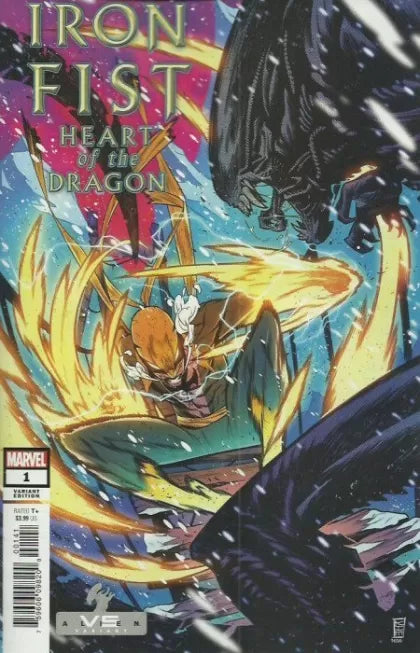 Iron Fist: Heart of the Dragon #1 Kim Jacinto Marvel vs Alien Variant