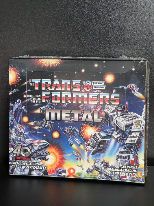 2026 Dynamite Transformers 40th Anniversary Metal Collector/Hobby Box.