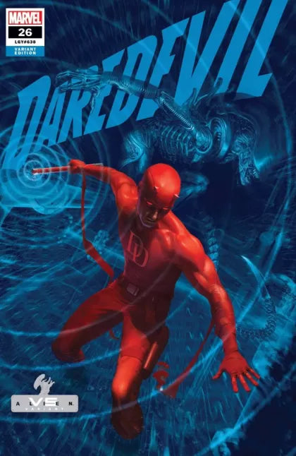 Daredevil, Vol. 6 #26 Rahzzah Marvel vs. Alien Variant