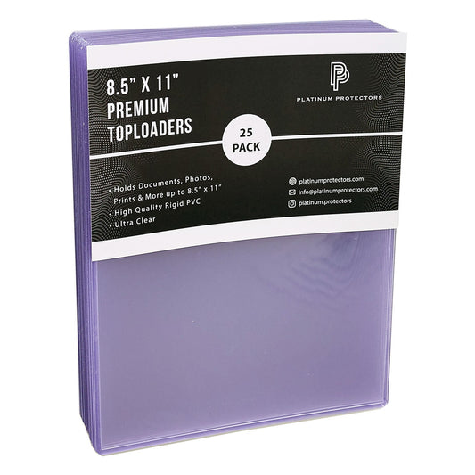 Platinum Protectors Premium 8.5" x 11" Photo Toploaders
