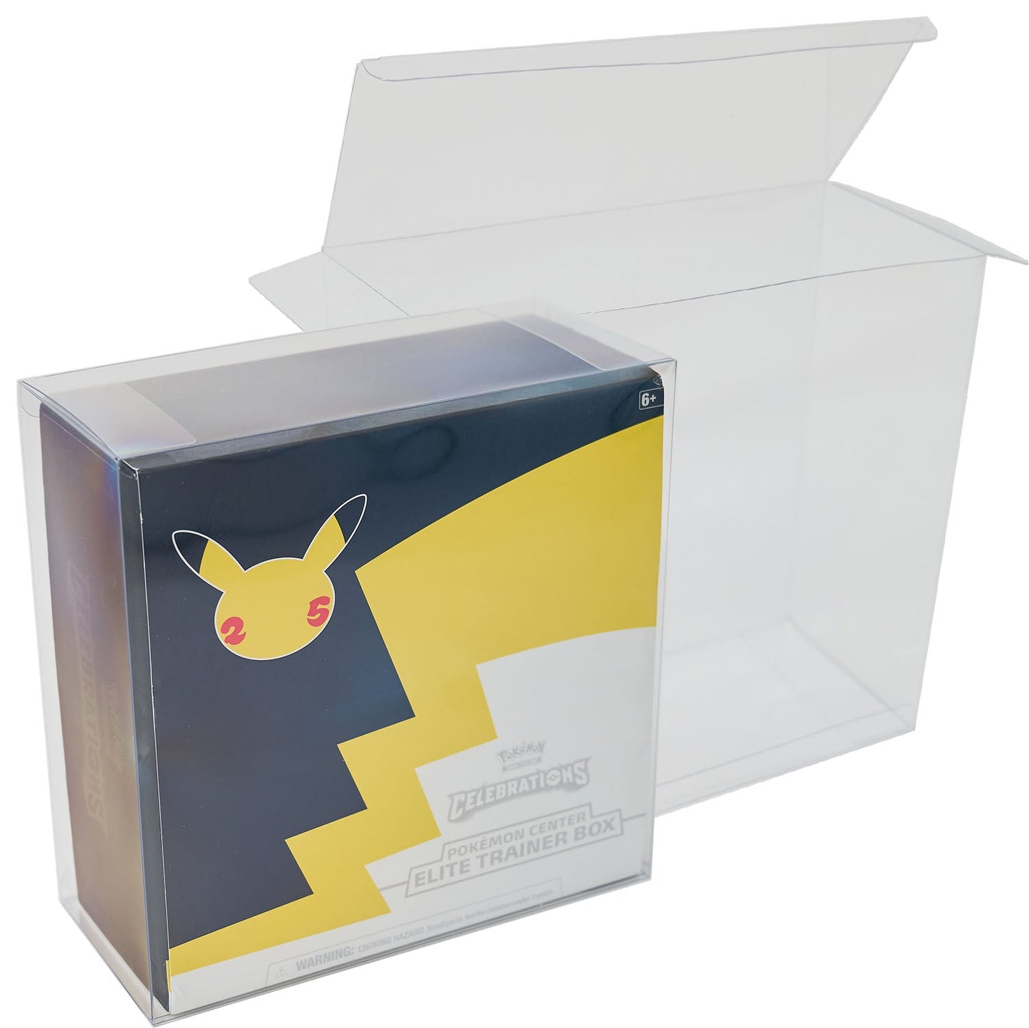 Platinum Protectors for Pokemon Center Celebrations ETB Boxes - UV & Scratch-Resistant