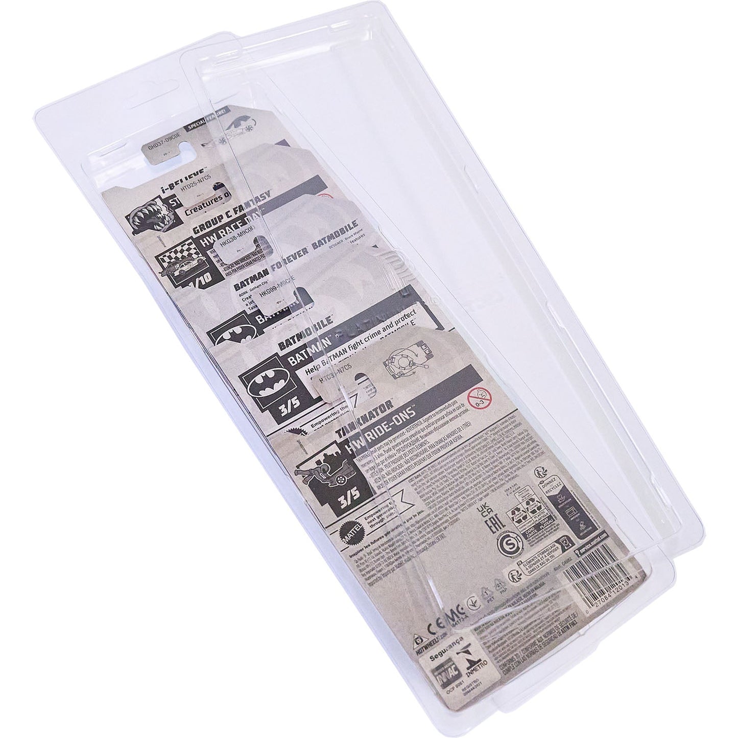 Platinum Protectors for 5-Pack of Hot Wheels Mainline 5 Individual Cars