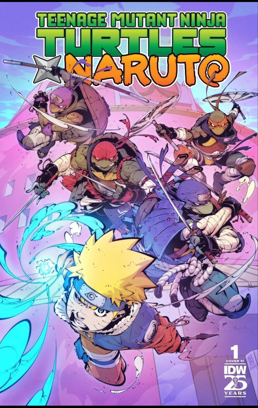 TEENAGE MUTANT NINJA TURTLES X NARUTO 1 KIM JACINTO 1:50 Ratio Variant