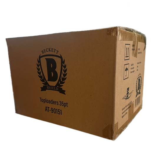Beckett Shield Supplies - Toploaders Case (1,000 Top Loaders)