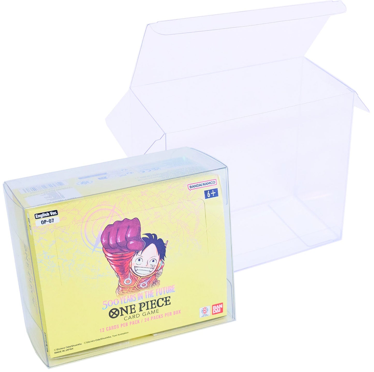 Platinum Protectors for One Piece Booster Boxes OP-01 to OP-08 (01-02 Reprint) - UV & Scratch-Resistant
