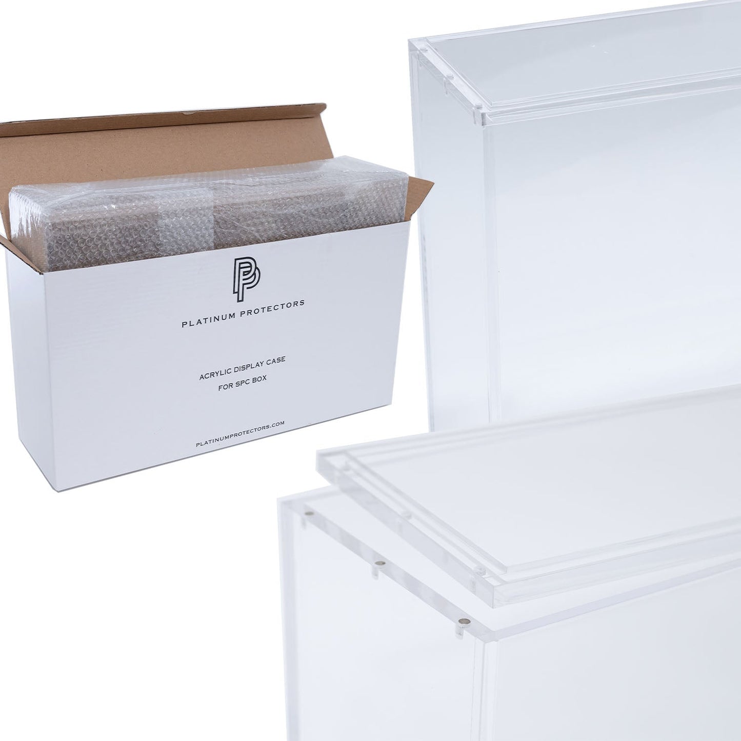 Premium Acrylic Case for Pokemon SPC Prismatic Evolutions Super Premium Collection Box with Magnetic Top